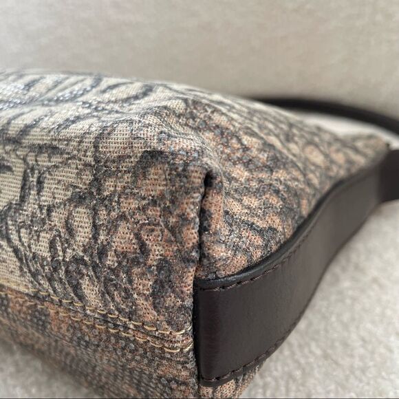 Roberto Cavalli Freedom Animal Print Mob Wife Baguette Purse Bag - Picture 5 of 10